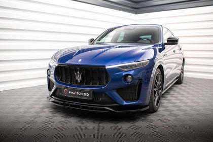 Maxton Front Splitter Maserati Levante GTS Mk1 - Gloss Black