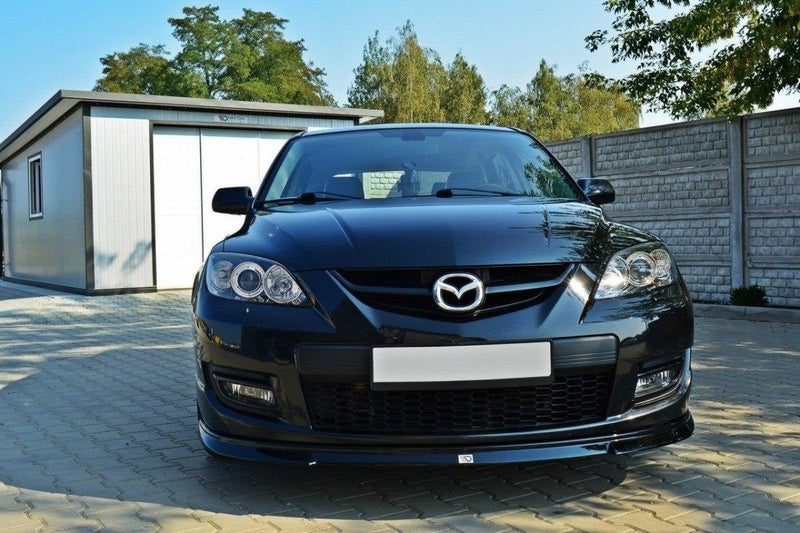 Maxton Front Splitter Mazda 3 Mps Mk1 (Preface) - Gloss Black