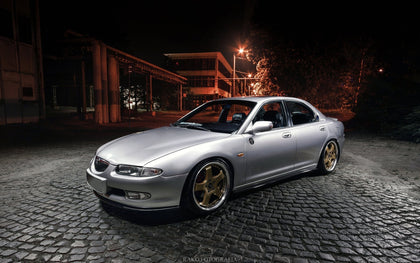 Maxton frontsplitter til Mazda Xedos 6 – blank sort – billede 2 af 5