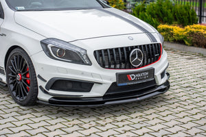 Maxton frontsplitter til Mercedes A45 AMG W176 – blank sort – billede 1 af 6