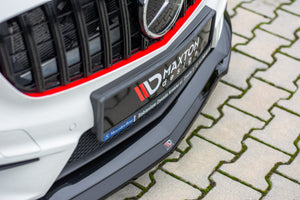 Maxton frontsplitter til Mercedes A45 AMG W176 – blank sort – billede 3 af 6