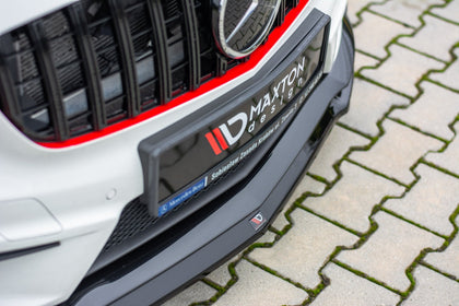 Maxton frontsplitter til Mercedes A45 AMG W176 – blank sort – billede 3 af 6