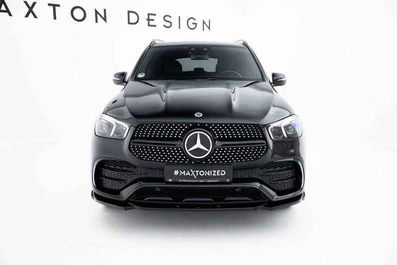 Maxton frontsplitter til Mercedes-AMG / AMG-Line GLE SUV W167 – blank sort – billede 2 af 4