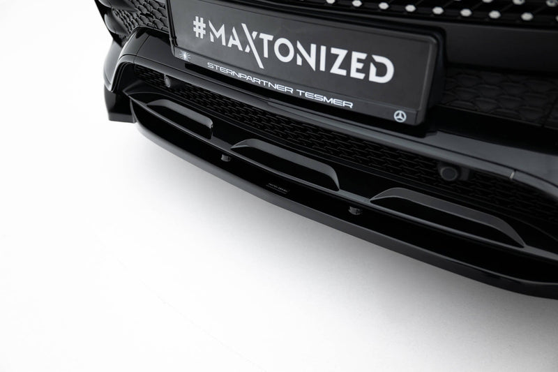 Maxton frontsplitter til Mercedes-AMG / AMG-Line GLE SUV W167 – blank sort – billede 3 af 4