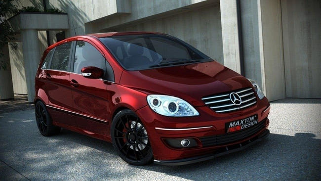 Maxton frontsplitter til Mercedes B-CLASS 245 – blank sort