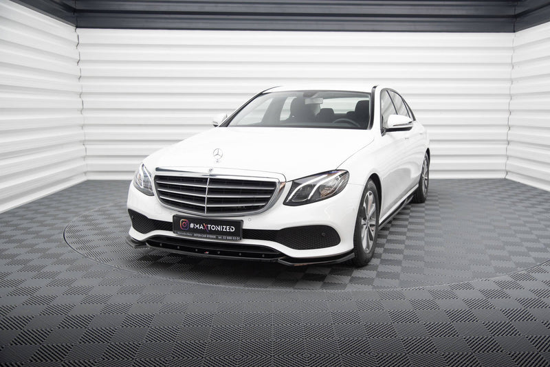 Maxton frontsplitter til Mercedes-Benz E W213 – blank sort – billede 4 af 8