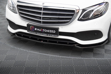 Maxton frontsplitter til Mercedes-Benz E W213 – blank sort – billede 5 af 8