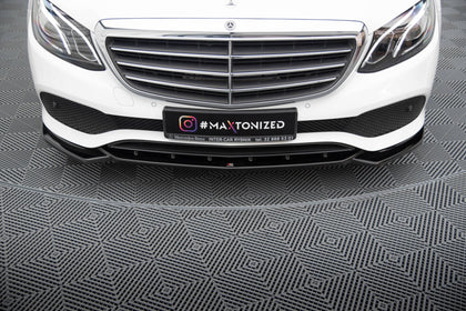Maxton frontsplitter til Mercedes-Benz E W213 – blank sort – billede 6 af 8