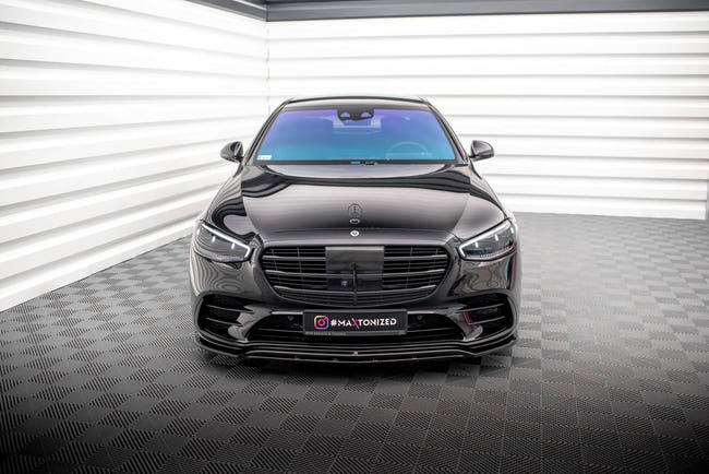 Maxton Front Splitter Mercedes-Benz S Amg-Line W223 - Gloss Black
