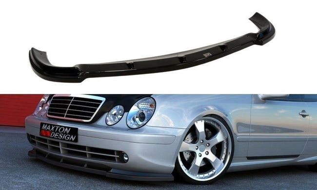Maxton frontsplitter til Mercedes CLK W208 (FOR W208 AMG) – blank sort – billede 1 af 3