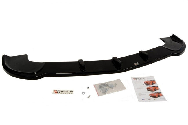 Maxton Front Splitter Mercedes Slk R171 (For Me-Slk -R171-Amg204-F1) - Gloss Black