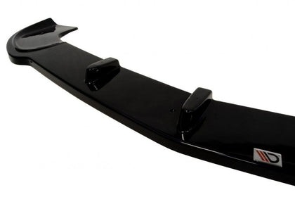 Maxton Front Splitter Mercedes Slk R171 (For Me-Slk -R171-Amg204-F1) - Gloss Black