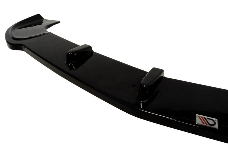 Maxton Front Splitter Mercedes Slk R171 (For Me-Slk -R171-Amg204-F1) - Gloss Black