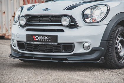 Maxton frontsplitter til Mini Countryman Mk1 JCW – blank sort – billede 4 af 6