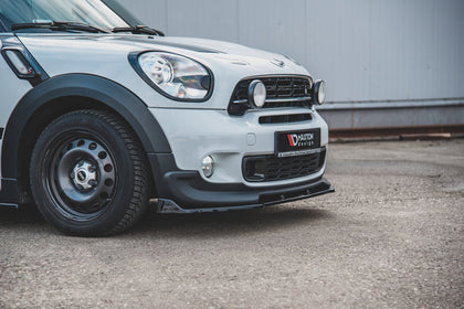 Maxton frontsplitter til Mini Countryman Mk1 JCW – blank sort – billede 2 af 6
