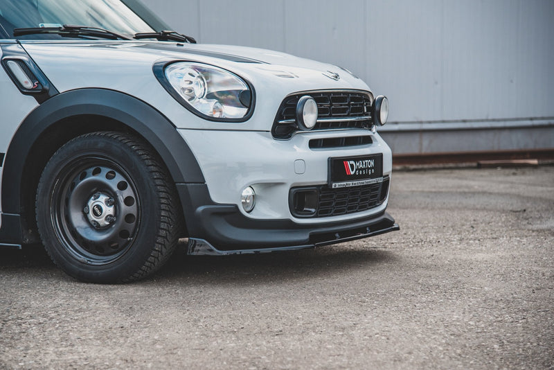 Maxton frontsplitter til Mini Countryman Mk1 JCW – blank sort – billede 2 af 6