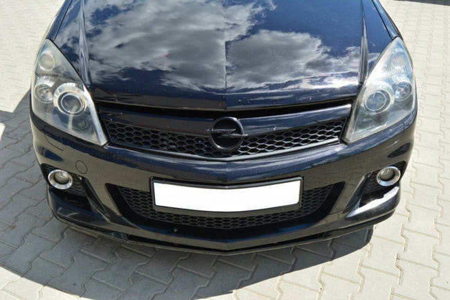 Maxton Front Splitter Opel Astra H Opc / Vxr Nurburg - Gloss Black