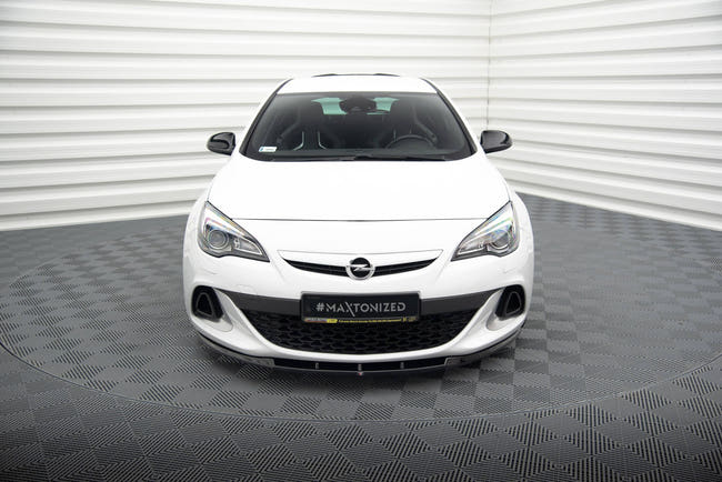 Maxton Front Splitter Opel Astra J Opc / Vxr Nurburg - Gloss Black
