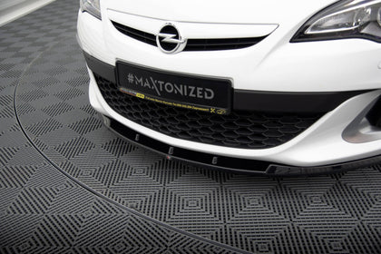 Maxton frontsplitter til Opel Astra J OPC/VXR Nurburg – blank sort – billede 3 af 5