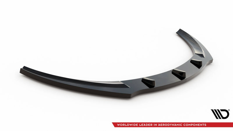 Maxton Front Splitter Opel Astra J Opc / Vxr V.1 - Gloss Black