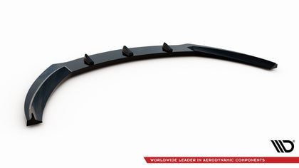 Maxton Front Splitter Opel Astra J Opc / Vxr V.1 - Gloss Black