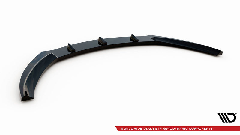 Maxton Front Splitter Opel Astra J Opc / Vxr V.1 - Gloss Black