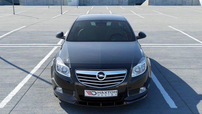 Maxton Front Splitter Opel Insignia Opc Line Nurburg - Gloss Black