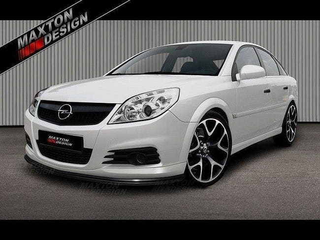 Maxton frontsplitter til Opel Vectra C (for OPC Line, after Facelifting) – blank sort – billede 1 af 4
