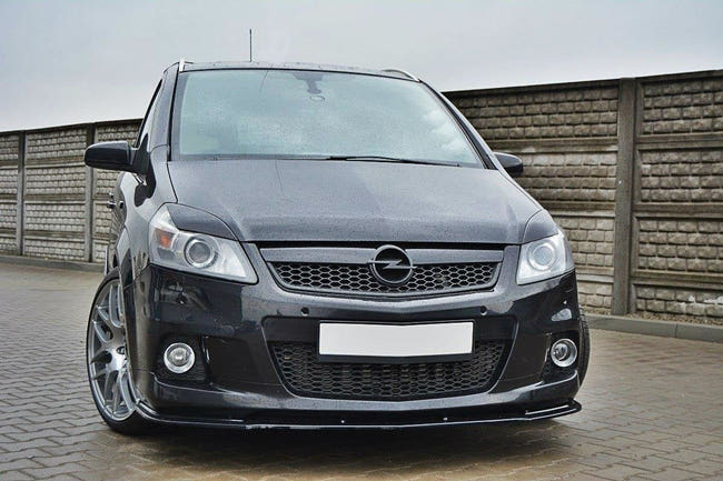 Maxton Front Splitter Opel Zafira B Opc / Vxr - Gloss Black