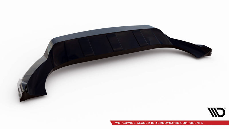 Maxton Front Splitter Porsche Cayenne Coupe / SUV Mk3 - ABS Gloss Black