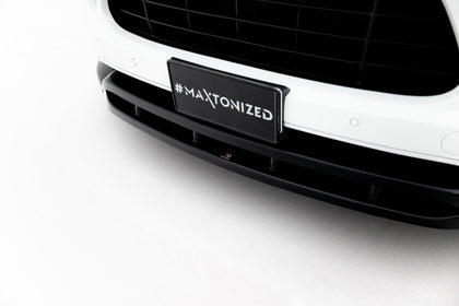 Maxton frontsplitter til Porsche Cayenne Turbo / Standard Mk2 – blank sort – billede 3 af 5