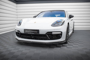 Maxton frontsplitter til Porsche Panamera GTS 971 – blank sort – billede 1 af 5