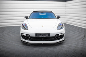Maxton frontsplitter til Porsche Panamera GTS 971 – blank sort – billede 2 af 5