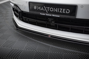 Maxton frontsplitter til Porsche Panamera GTS 971 – blank sort – billede 3 af 5