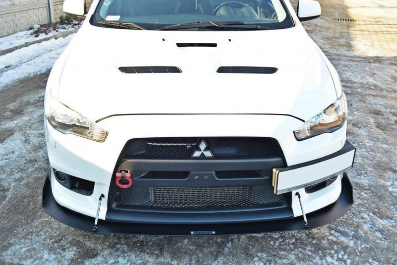 Maxton frontsplitter til Mitsubishi Lancer Evo X – billede 1 af 8