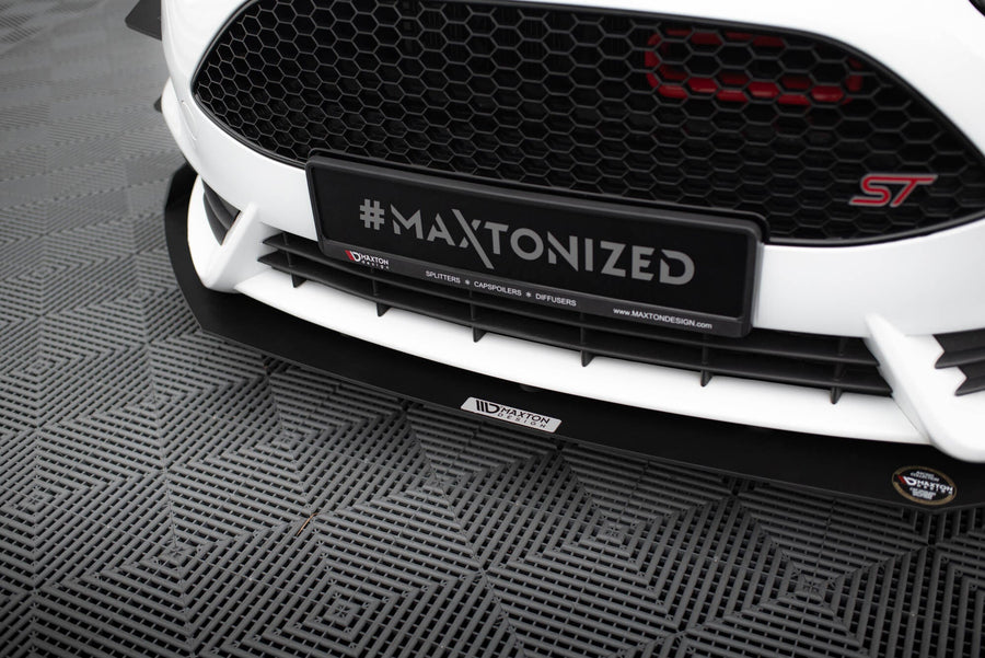 Maxton Front Splitter Racing V.3 Ford Fiesta St Mk7 Fl