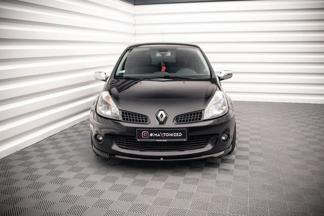 Maxton frontsplitter til Renault Clio Mk3 RS – blank sort – billede 2 af 5