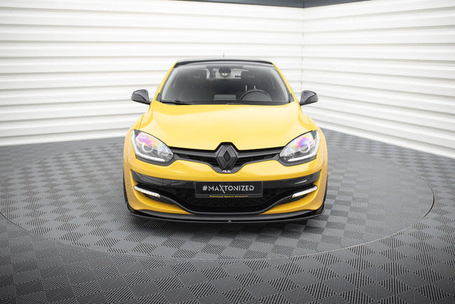 Maxton frontsplitter til Renault Megane Mk3 RS V.2 – blank sort – billede 2 af 5