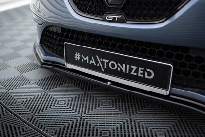Maxton frontsplitter til Renault Megane Mk.4 GT-Line – blank sort – billede 3 af 5