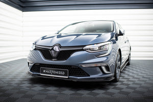 Maxton frontsplitter til Renault Megane Mk.4 GT-Line – blank sort – billede 1 af 5