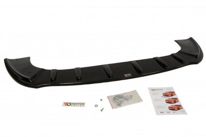 Maxton Front Splitter Seat Leon Mk1 (For Seat Sport Bumper) - Gloss Black