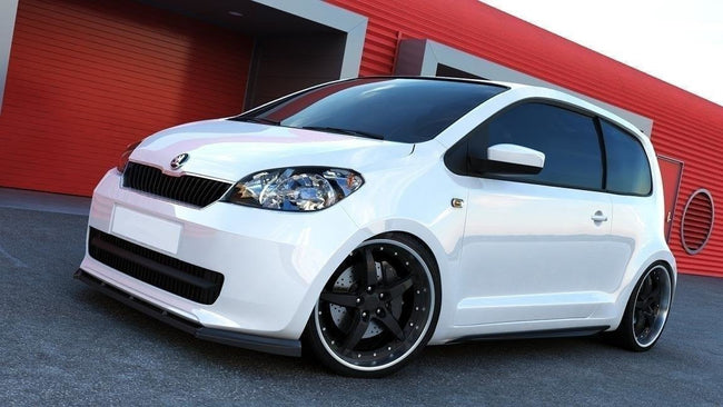Maxton frontsplitter til Skoda Citigo – blank sort