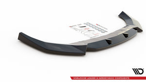 Maxton frontsplitter til Skoda Karoq Sportline – blank sort – billede 5 af 6