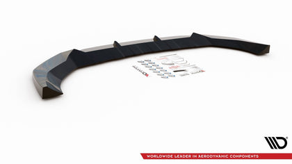 Maxton frontsplitter til Skoda Karoq Sportline – blank sort – billede 6 af 6