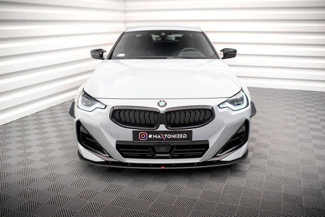 Maxton Street Pro Front Splitter BMW 2 Coupe M-Pack / M240I G42 - Black