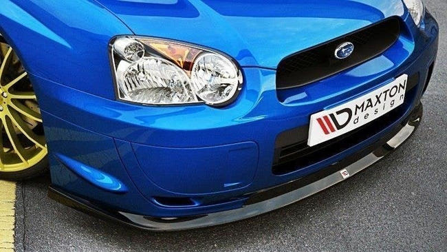Maxton frontsplitter til Subaru Impreza WRX STI (BLOBEYE) – blank sort – billede 2 af 3