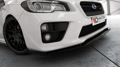 Maxton Front Splitter V.2 Subaru Wrx Sti - Gloss Black