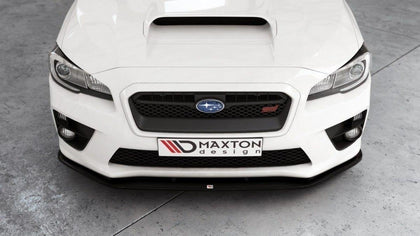 Maxton Front Splitter V.2 Subaru Wrx Sti - Gloss Black