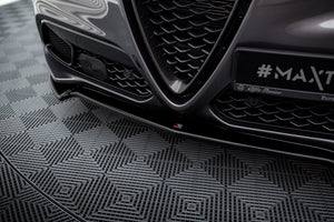 Maxton Front Splitter V.1 Alfa Romeo Stelvio - Gloss Black
