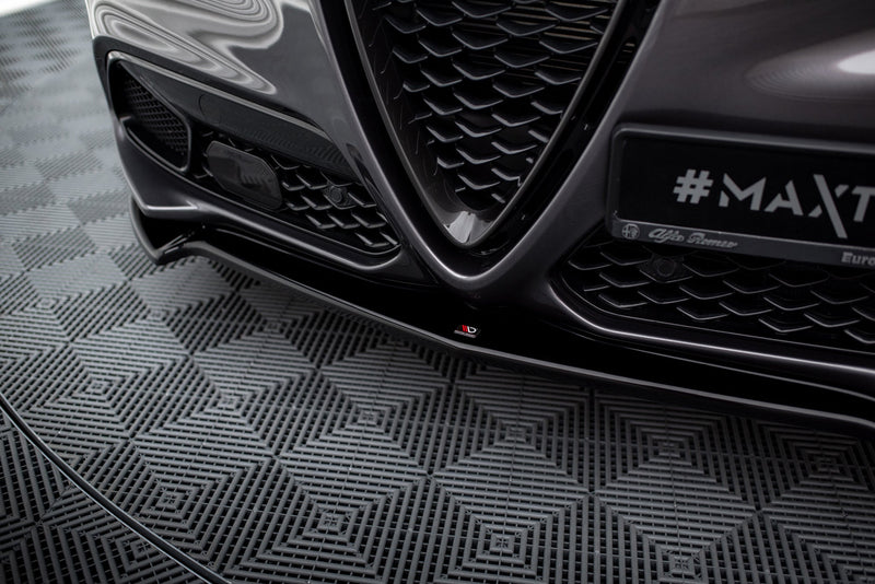 Maxton Front Splitter V.1 Alfa Romeo Stelvio - Gloss Black